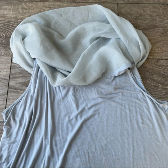 Michel Studio Light Blue Off The Shoulder Stretchy Top - Picture 7 of 14